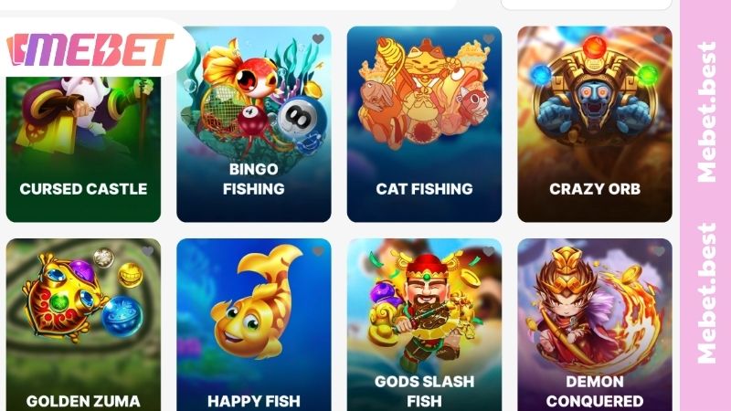 Các tính năng bắn cá MEBET hữu dụng