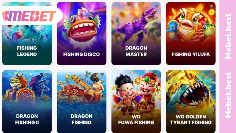 Những siêu phẩm có tại bắn cá MEBET
