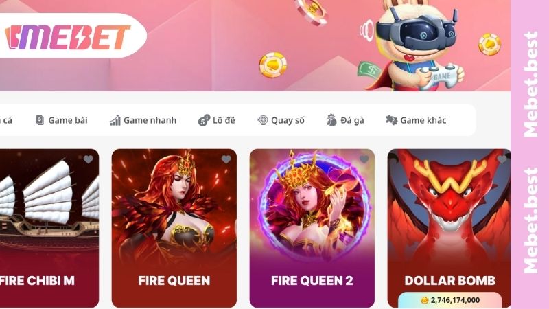 Nổ hũ MEBET mang đến giải thưởng lớn